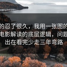 我真的忍了很久，我用一张图的思路复盘电影解读的底层逻辑，问题往往出在看完少走三年弯路