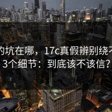 搜索的坑在哪，17c真假辨别绕不过的3个细节：到底该不该信？